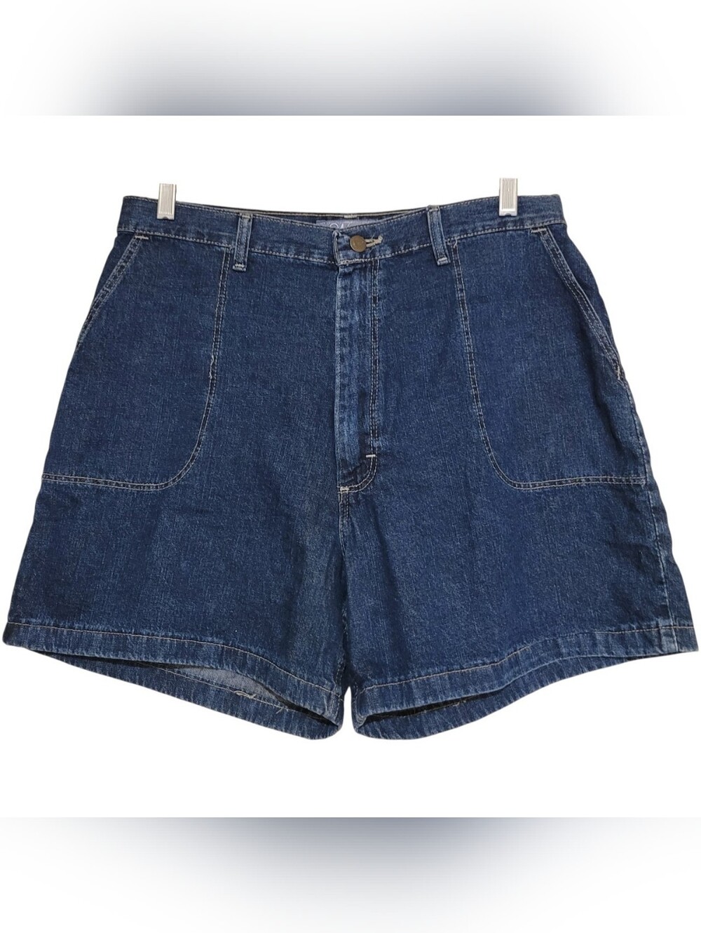VTG 90's Wrangler for Women Denim Jean Shorts 100% Cotton Size 14, Measures 33W